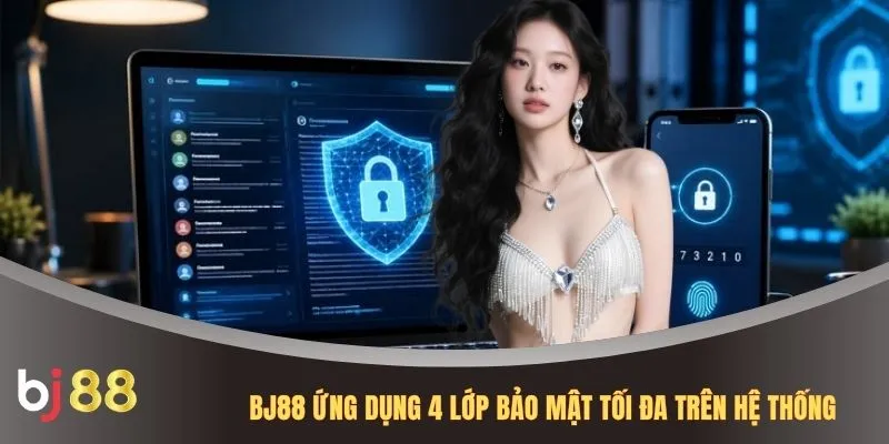 BJ88 ứng dụng 4 lớp bảo mật tối đa trên hệ thống